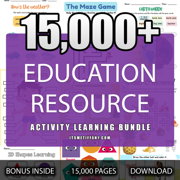 15,000 Education Resources